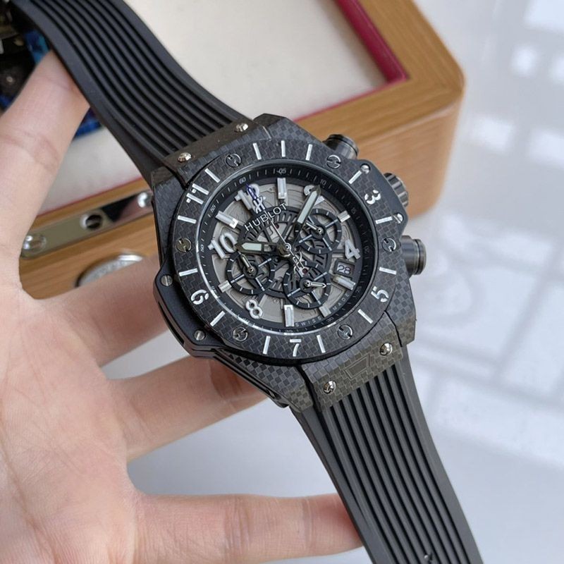 Sold out Hublot King Power Unico All Carbon Replica huc14282