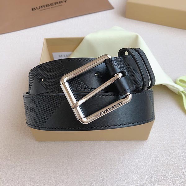 Very popular! Burberry men's reversible leather belt replica Bar29960