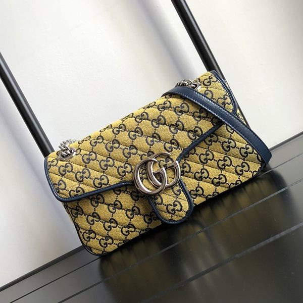 [Gucci] 2021SS Multicolor Small Fake Shoulder Bag gg210820097