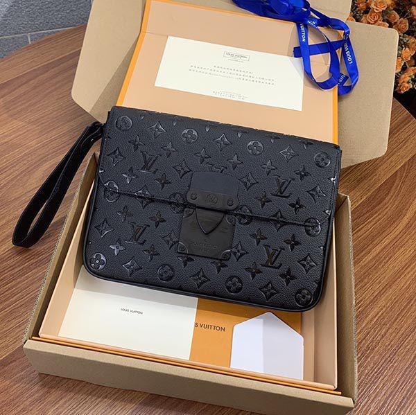 Louis Vuitton Clutch Bag Replica Black M80582