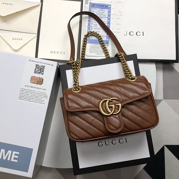 Gucci GG Marmont Quilted Mini Bag Replica/Smartphone Bag gg210820113