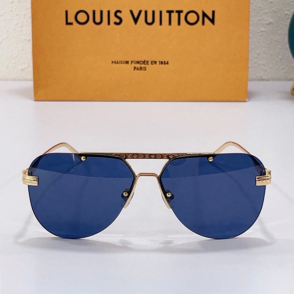Eye-catching Louis Vuitton fake sunglasses Clockwise Canvas Z1261E
