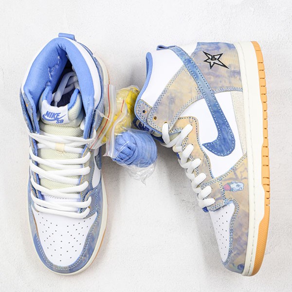 Get it before it sells out! Carpet Company x Nike SB Dunk Replica High Blue CV1677-100