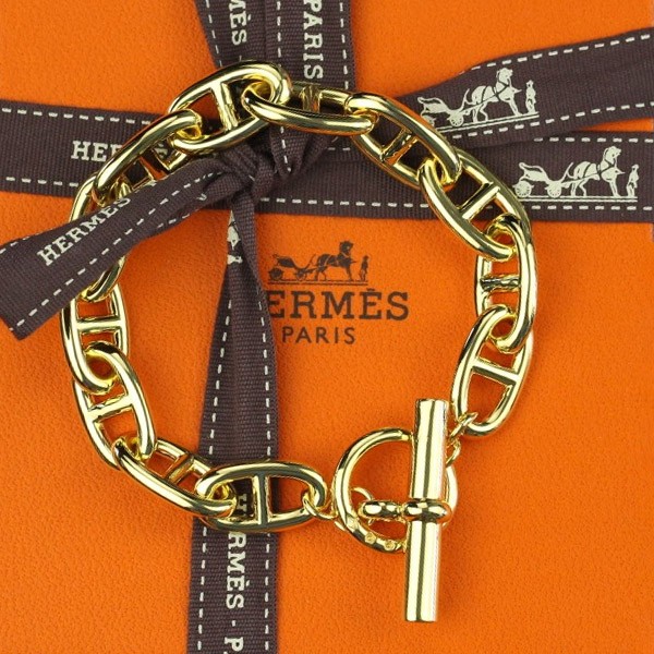 Rare color [Hermes] Chaine dAncre bracelet copy large model erd54604