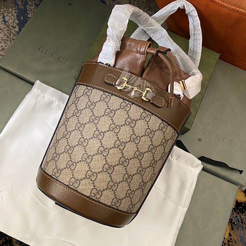 Gucci 1955 Horsebit Small Bucket Bag Replica 637115 92TPG 8563