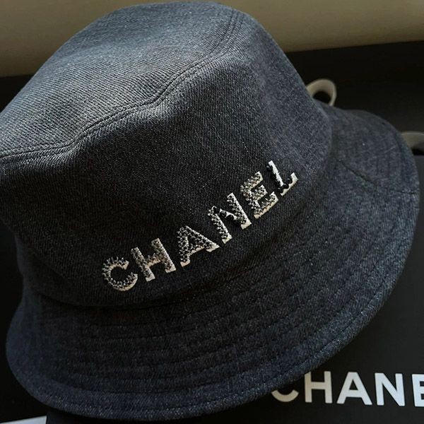 Love at first sight? Replica Chanel cotton bucket hat/hat shv51883